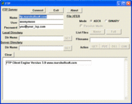 FTP Client Engine for dBase screenshot